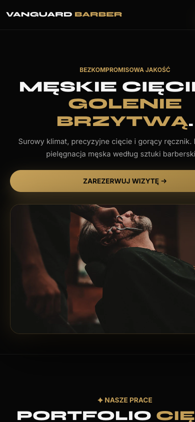 Projekt barber mobilny