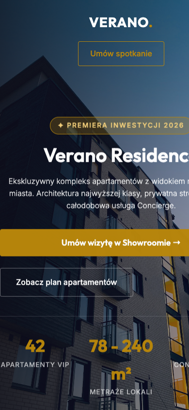 Projekt dewelopera mobilny
