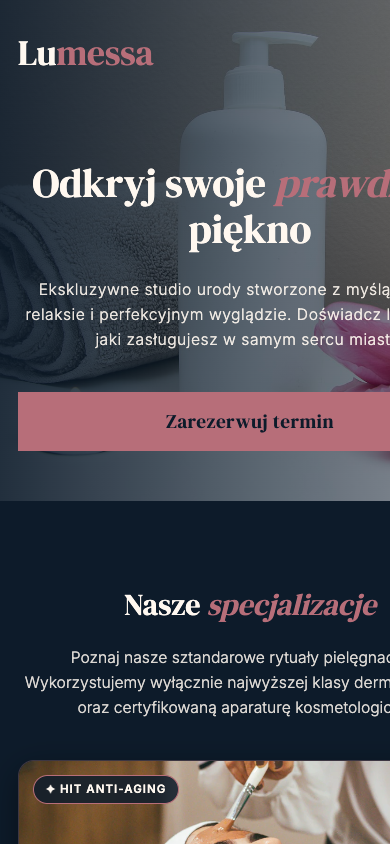 Projekt beauty mobilny