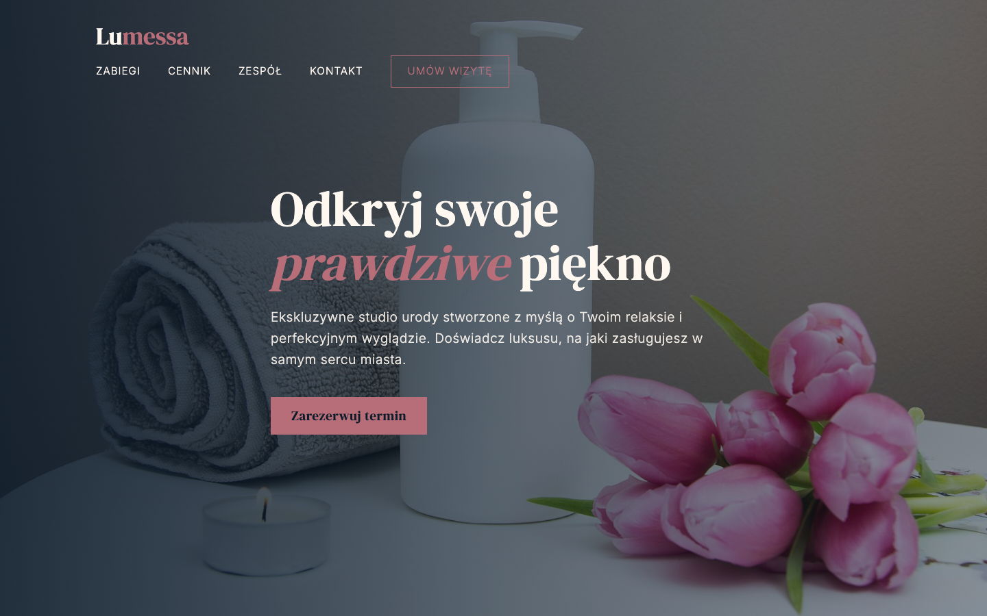 Projekt studio urody