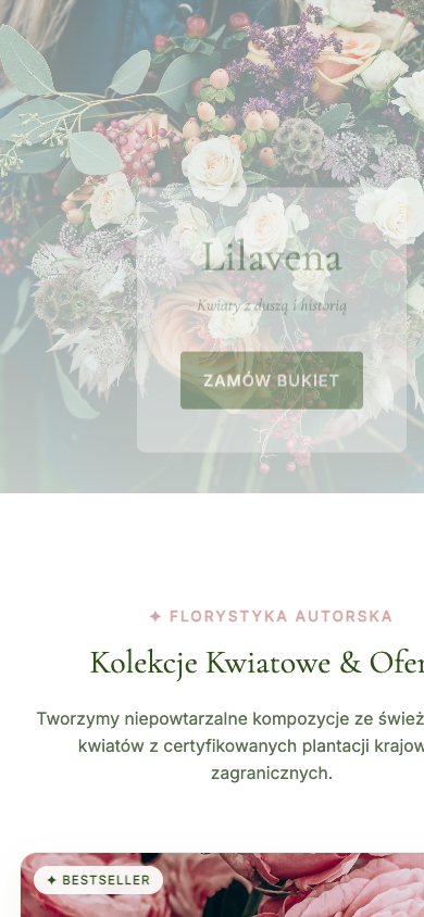 Projekt kwiaciarni mobilny
